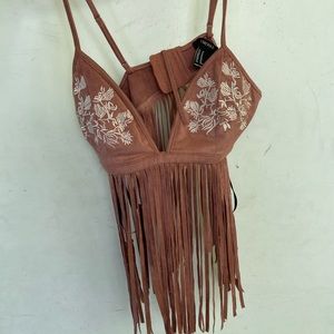 Fringed forever 21 top